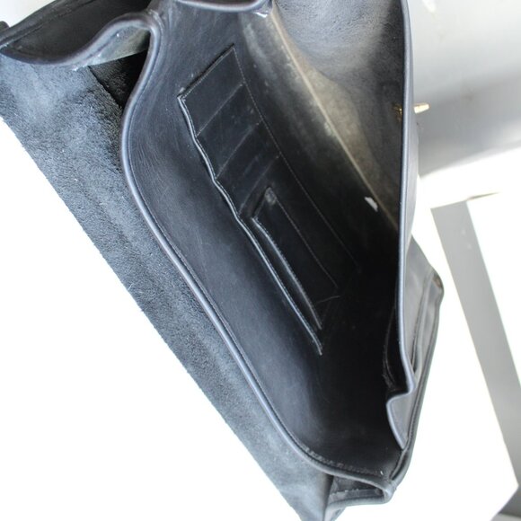 Coach Leatherware VTG Black Turn Lock Beekman Computer Bag Briefcase USA 5266 - Picture 7 of 8